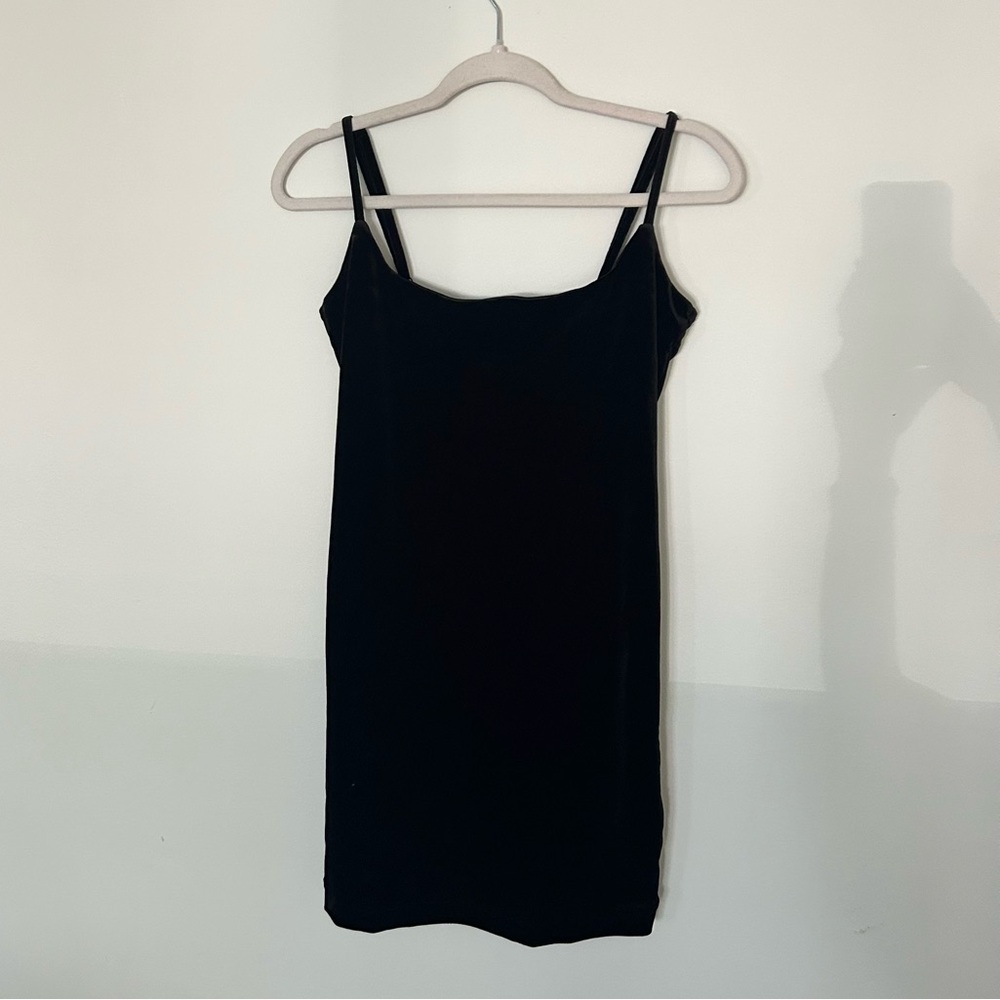 NWT Good American Velvet Mini Dress